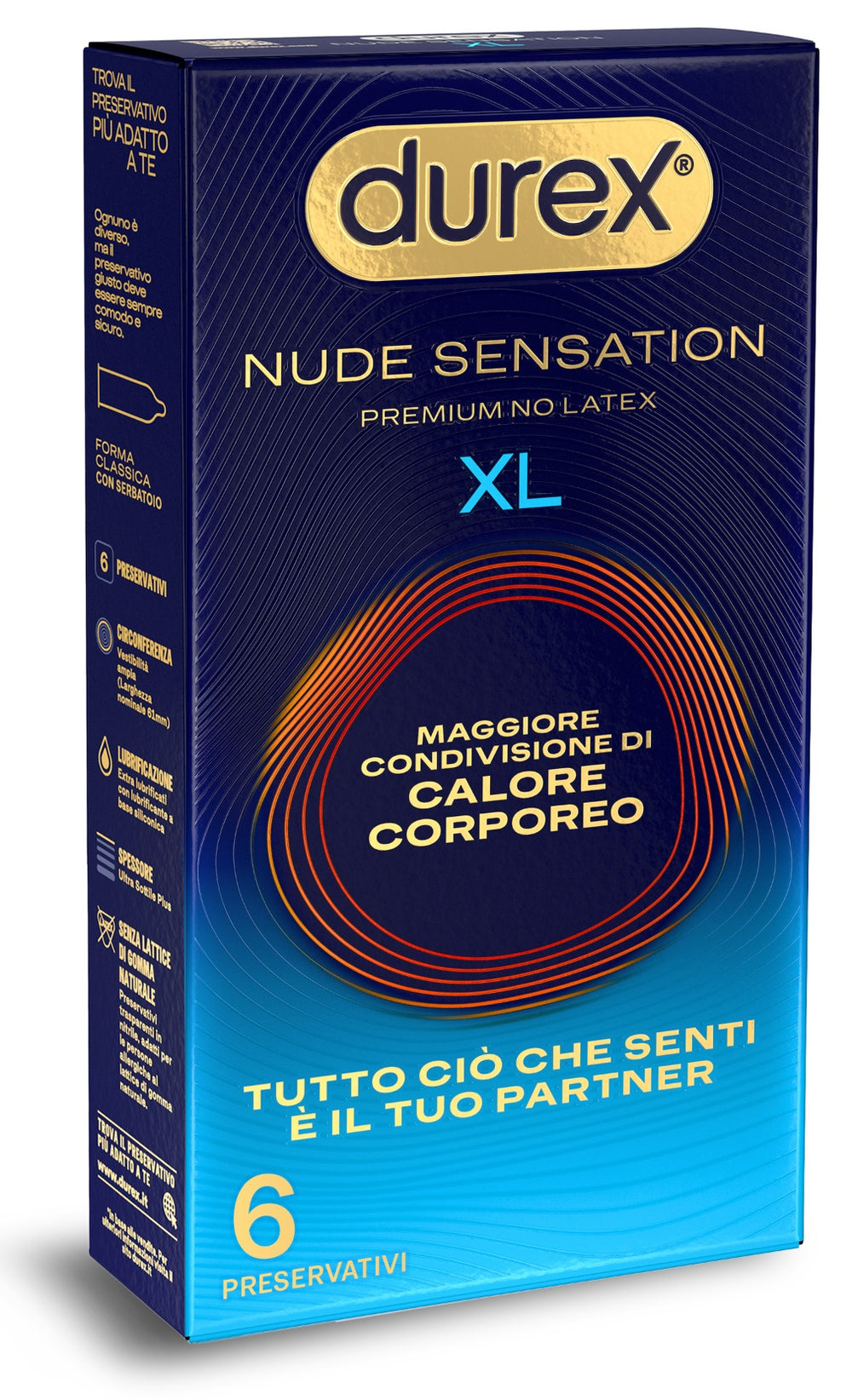 Nude Sensation XL - 6 Pezzi