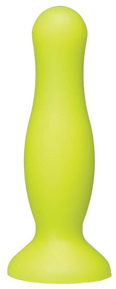 American Pop Silicone Anal Plug Yellow - 10 cm