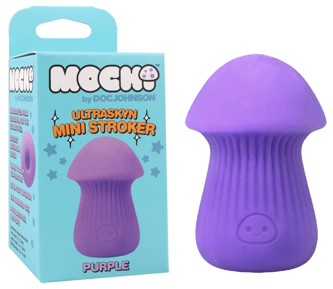 Mochi - UltraMini Mushroom Stroker - azzurro