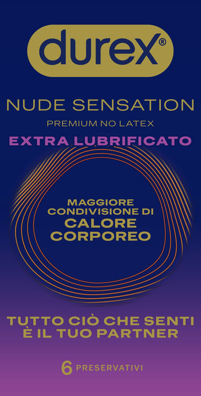 Nude Sensation Extra Lube - 6 Pezzi