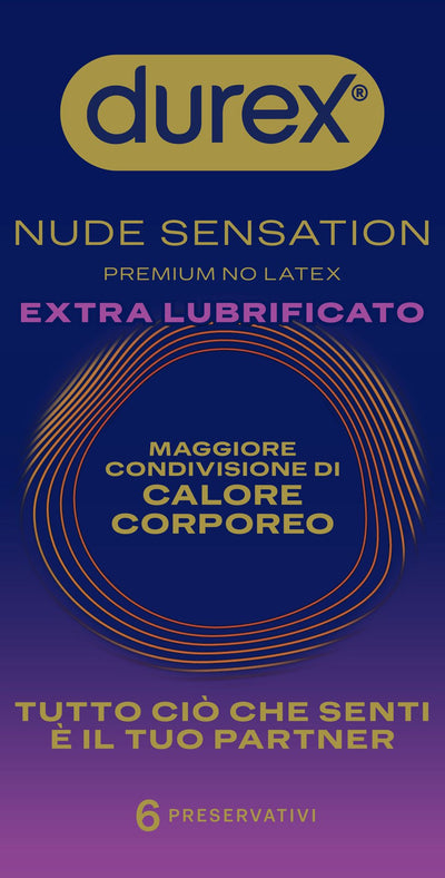 Nude Sensation Extra Lube - 6 Pezzi