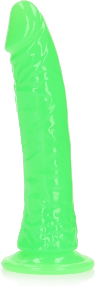 Slim Dildo Suction Cup Glow in the Dark 7''
