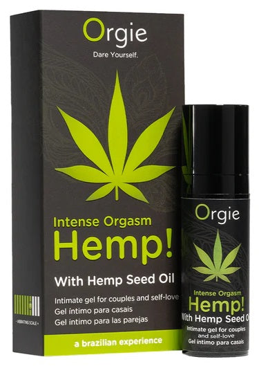 Orgie HEMP! Intense Piacere - 15ml - Gel Stimolante all'Olio di Canapa
