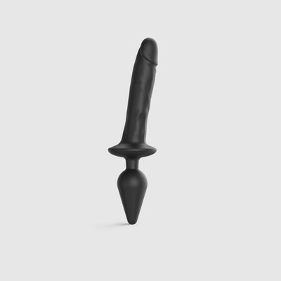 Strap-on-me Switch Plug-in Realistic Dildo Nero