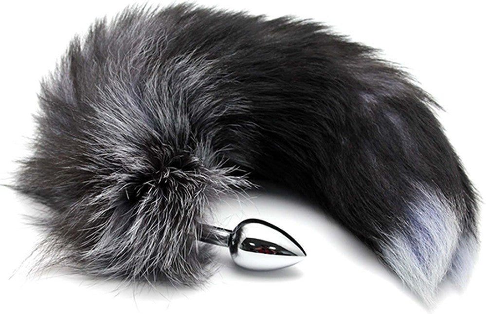 Black & White Fox Tail