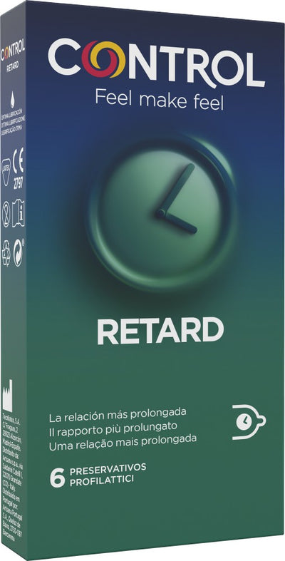 Control Retard - preservativi ritardanti - 6 e 12 pezzi