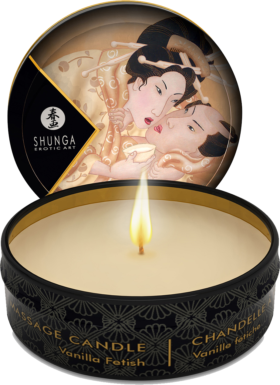 Shunga Erotic Art Candela da Massaggio Desire - Vaniglia - 30ml