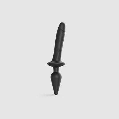 Strap-on-me Switch Plug-in Realistic Dildo Nero