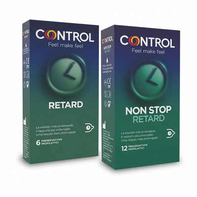 Control Retard - preservativi ritardanti - 6 e 12 pezzi