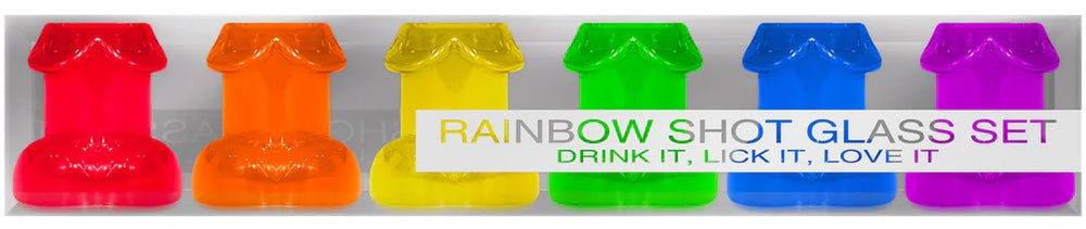 Rainbow Shot Glass