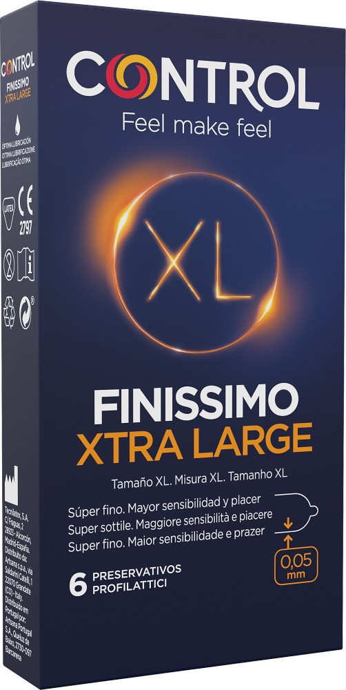 Control Finissimo Extra Large - 6 pezzi